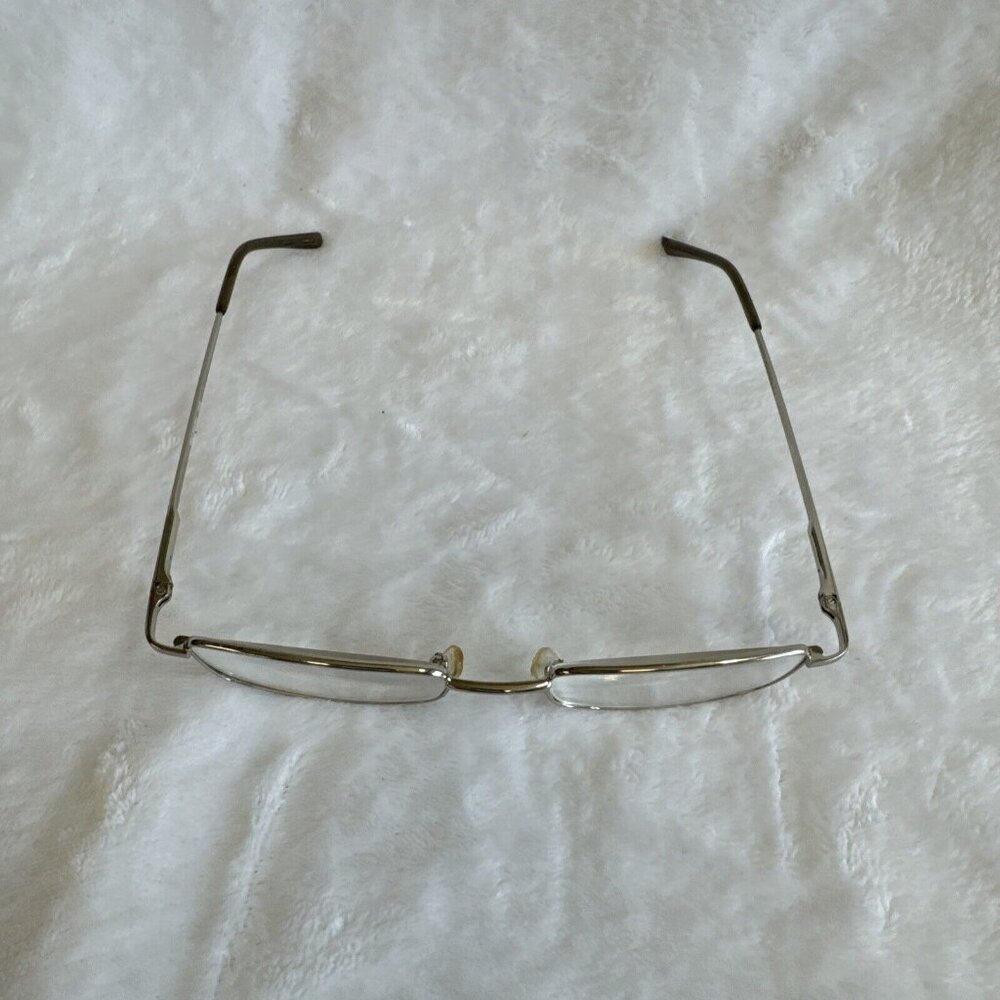 Rectangular Frame Reading Glasses 2.75 Silver Met… - image 2